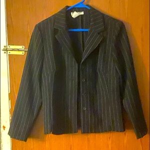 ALYN PAIGE dress and jacket black and white pin striped size 7/8